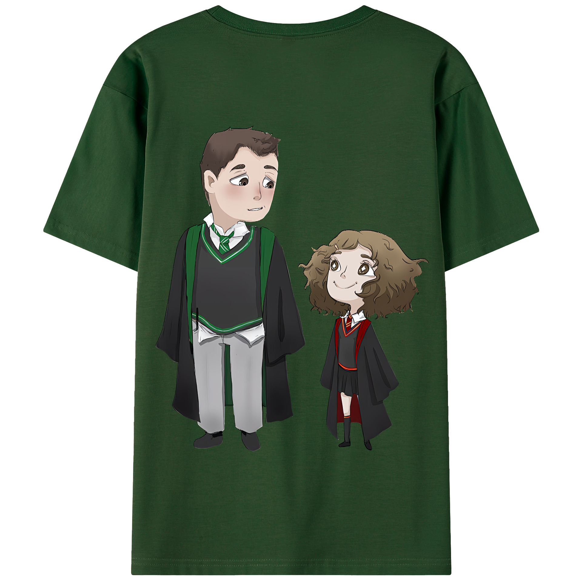 （画像用） Harry Potter ハリー・ポッターシリーズ 綿100％半袖Tシャツ（背面プリント）